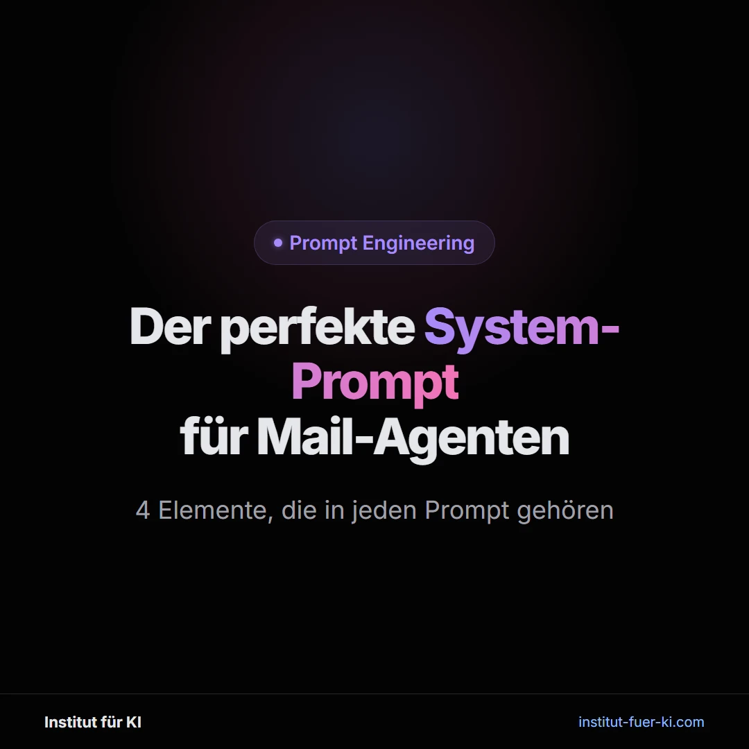 System-Prompt Anleitung für KI Mail-Agenten mit Schreibstil und Regeln